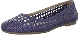 ECCO Women's Kelly Woven Ballet Flat,Indigo,36 EU/5-5.5 M US