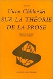 Sur la théorie de la prose