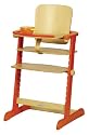 Euro-Baby Family High Chair, Natural/Orange