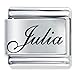Edwardian Script Font Name Julia Laser Charms