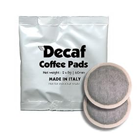 Italian Decaf. Crema Coffee Pods for Phillips Senseo coffee maker. Pack of 50