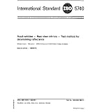 ISO 5740:1982, Road vehicles - Rear view mirrors - Test method for determining reflectance