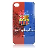 Plastic Protective Phone Hard casee with FC Barcelona Pattern for iPhone 4