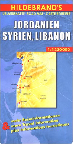 City Travel Guides Discounted  Livres : Carte routière : Jordanien, Syrien, Libanon, N° 84
