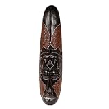 All Natural Handmade Narrow African Mask