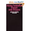 Poesie und Wissen: Die Entstehung des �sthetischen Bewu�tseins und der philologischen Erkenntnis (suhrkamp taschenbuch wissenschaft)