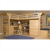 Graduate Series Extra Long Triple Lindy Loft Finish: Natural, Orientation: Right-Facing