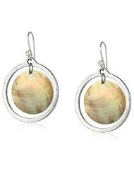 Kenneth Cole New York "Shell Brilliance" Shell Orbital Drop Earrings