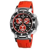 Tissot Men's T0484172705102 Nicky Hayden Limited Edition Black and Red Dial Watch