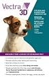 Vectra 3D 6 Pack Teal For Small Dogs 2.5 - 20 Pounds USA Version EPA Registered (Controls Fleas, Ticks, Mosquitoes, Lice, Mites, and Sand Flies)