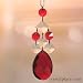 Swedish Valentine Crystal Ornament, Suncatcher Indoor Decoration