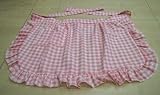 WAIST APRON GINGHAM PINK