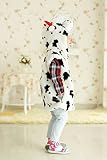 Unisex-Child Plush Animal Hoody Vest Costumes Cow Vest (S)