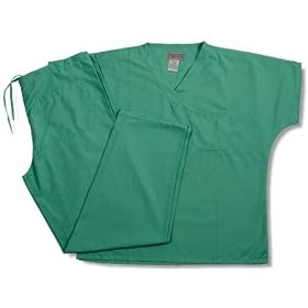 Light Green Heavyweight Premium Quality Unisex Scrub Set
