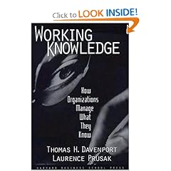 Working Knowledge: How Organizations Manage What They Know