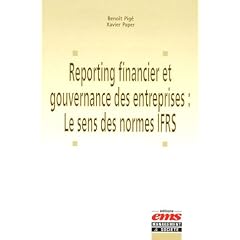 Reporting financier et gouvernance des entreprises : le sens des normes IFRS : Les normes internationales de reporting financier consacrent une ... la soci�t� : les 10 valeurs des normes IFRS