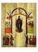 The Protection of the Theotokos (Mother of God) Russian Icon from the Zverin Monastery Art Giclee Poster Print, 18x24