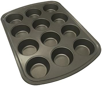 Cake King 2" Cupcake Pan - Non-stick - Heavy Duty