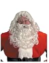Professional Santa Claus Wig and Beard Set Christmas Xmas Holiday Party Outfit Costume Accessory