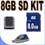 8GB SD / HC Memory Card Secure Digital BigVALUEInc Accessory Saver Bundle for Fuji / Fujifilm Finepix Cameras