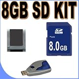 8GB SD / HC Memory Card Secure Digital BigVALUEInc Accessory Saver Bundle for Fuji / Fujifilm Finepix Cameras