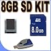 8GB SD / HC Memory Card Secure Digital BigVALUEInc Accessory Saver Bundle for Kodak Cameras