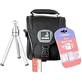 Sparset Tasche f&uuml;r Sony DSC-HX400V - Fototasche schwarz + Ersatzakku NP-BX1 + 16GB SD Karte + Stativ