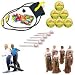 Price is for price/set. Product Details: Keep Up To 85 Kids Busy! Package includes: One Water Balloon Sling Shot set Six Poof Aqua Bombs Two pair of Teamwork Trekkers One dozen potato sacks Two sets of six wooden egg and spoons Features: Keep up to 85 kids busy!