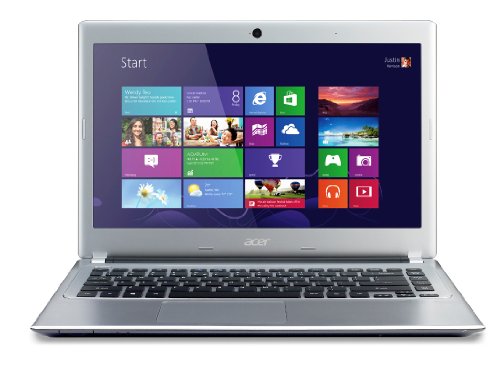 Acer Aspire V5-431 14-inch Laptop - Silver (Intel Pentium 987 1.5GHz, 4GB RAM, 500GB HDD, DVDSM DL, LAN, WLAN, BT, Webcam, Integrated Graphics, Windows 8)