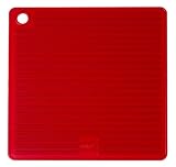 iSi K8683 7-Inch-Square Silicone Potholder, Red