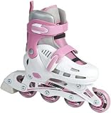Cyclone White/Pink Kids Recreational Inline Skates