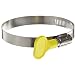 Ideal-Tridon Turn-Key Series Stainless Steel 201/301 Hose Clamps, Yellow, 48 SAE Size (Pack of 10)