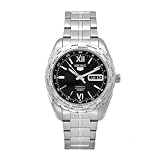 Seiko Men's SNZG61 Sports Stainless-Steel Automatic Black Dial Watch
