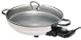 Rival SS120 12-Inch Stainless Steel Electric Skillet with Tempered Glass Lid
