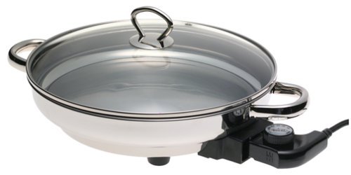 Rival SS120 12-Inch Stainless Glass Lid