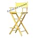 Casual Home 30-Inch Director Chair, Natural Frame
