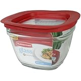 Rubbermaid Easy Find Lid Glass Food Storage Container, 5-1/2 Cup (2856005)