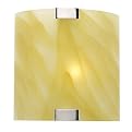 Nimbus-Clouded Glass Wall Sconce - Amber
