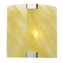 Nimbus-Clouded Glass Wall Sconce - Amber