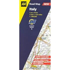 Italy (AA Road Map Europe Series)