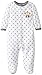 BON BEBE Baby Boys' Monkey and Stars Footed Snap Front Coverall