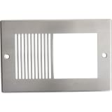 Brushed Stainless Steel Faceplate