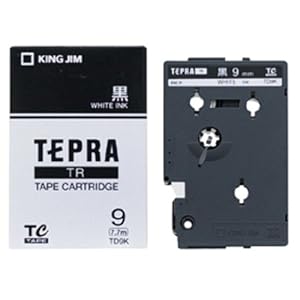 【クリックで詳細表示】KING JIM テープカートリッジ カラーラベル TD9K
