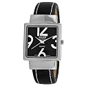 Golden Classic Women's 1958_black "Spectrum" Modern Bangle Leather Watch