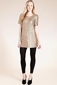 Autograph Short Sleeve Sequin Tunic