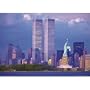 (24x36) New York City (Skyline by Day, Twin Towers & Statue of Liberty) Art Poster Print