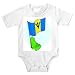 Onesie with international, Barbadoes, country