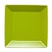 Waechtersbach Large Rimmed Square Plate, Set of 2, Kiwi