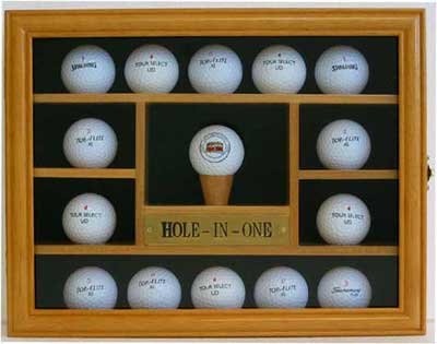 Golf Ball Cabinet with glass door