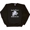Mens Sweatshirt : LIVE TO DANCE - DANCE TO LIVE